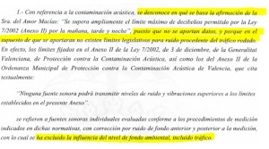 respuesta servicion medio ambiente valencia